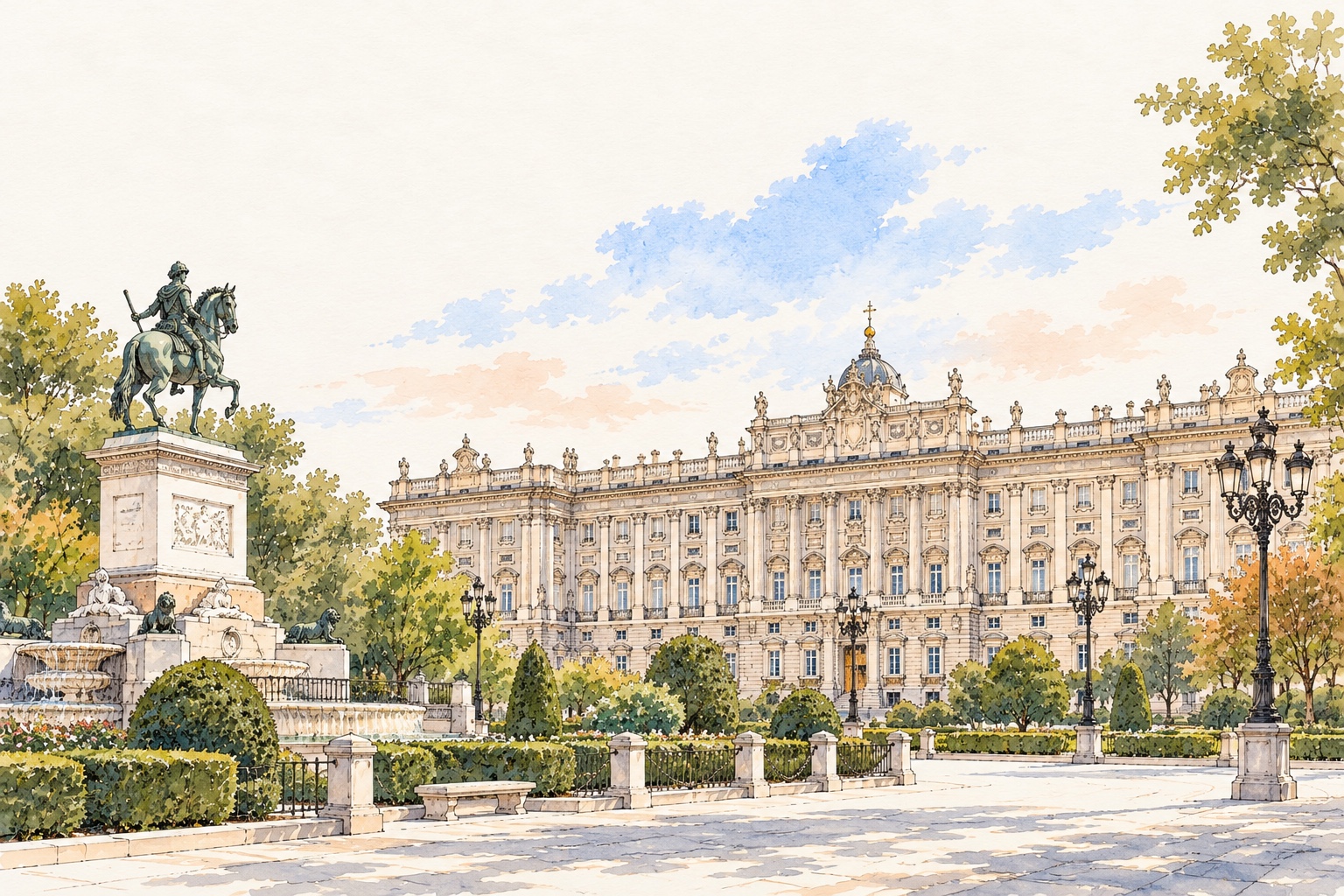Мадрид · иллюстрация города